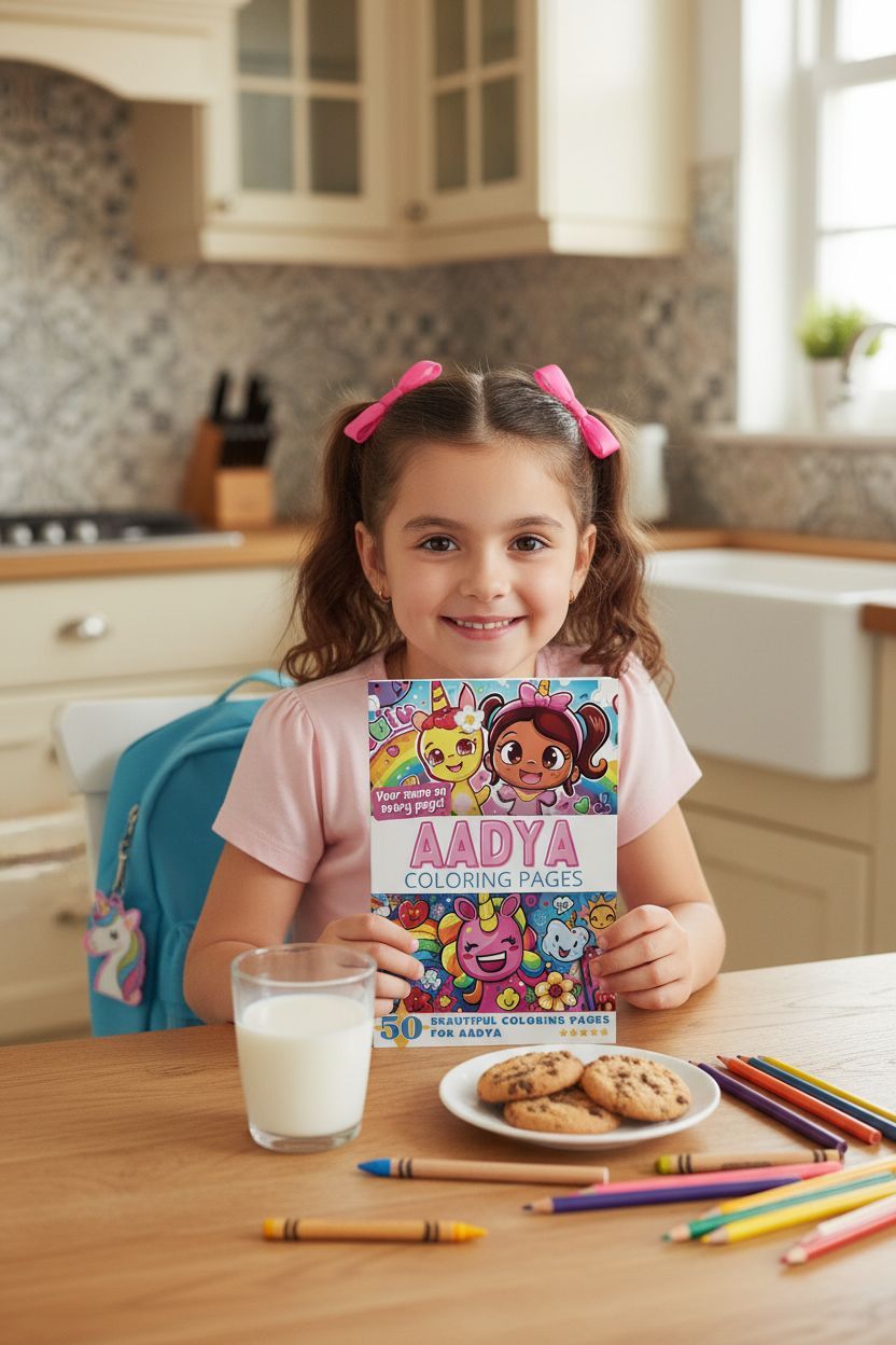 Aadya personal coloring pages