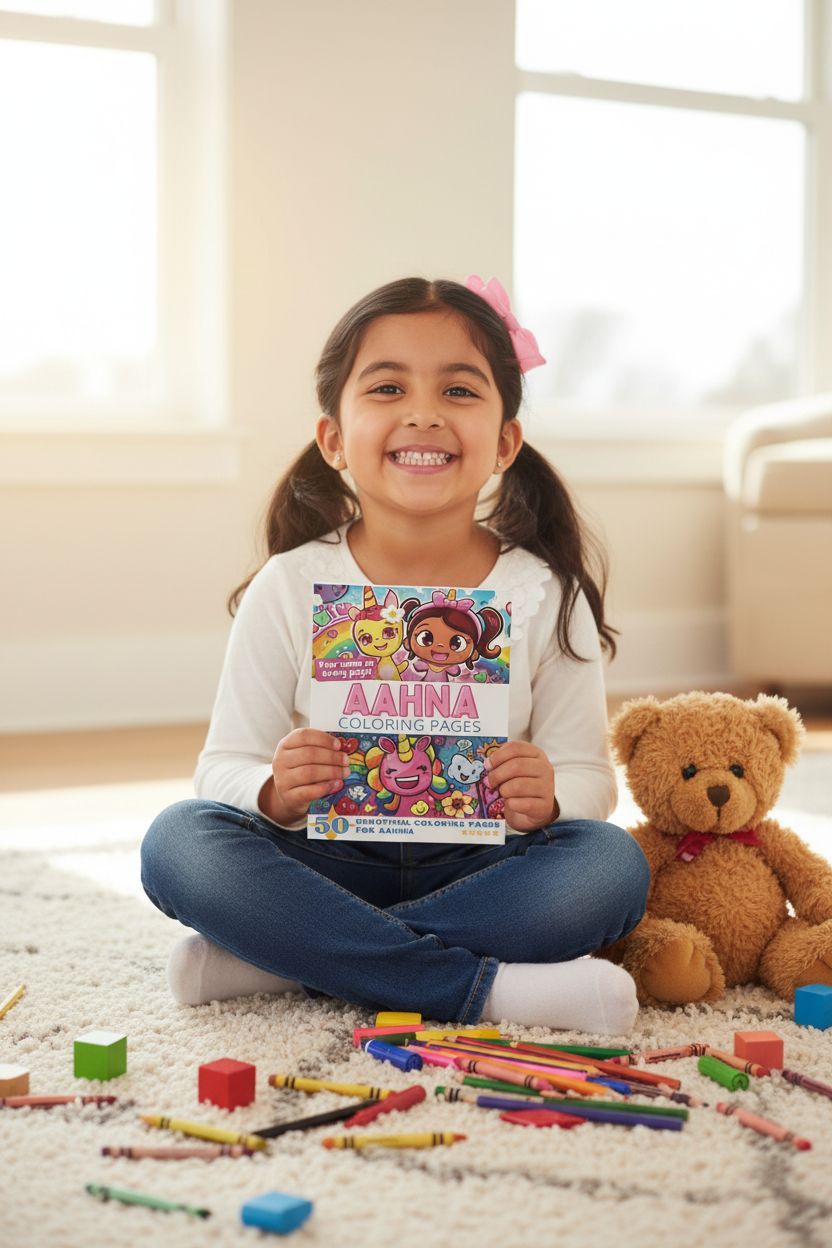 Aahna personal coloring pages