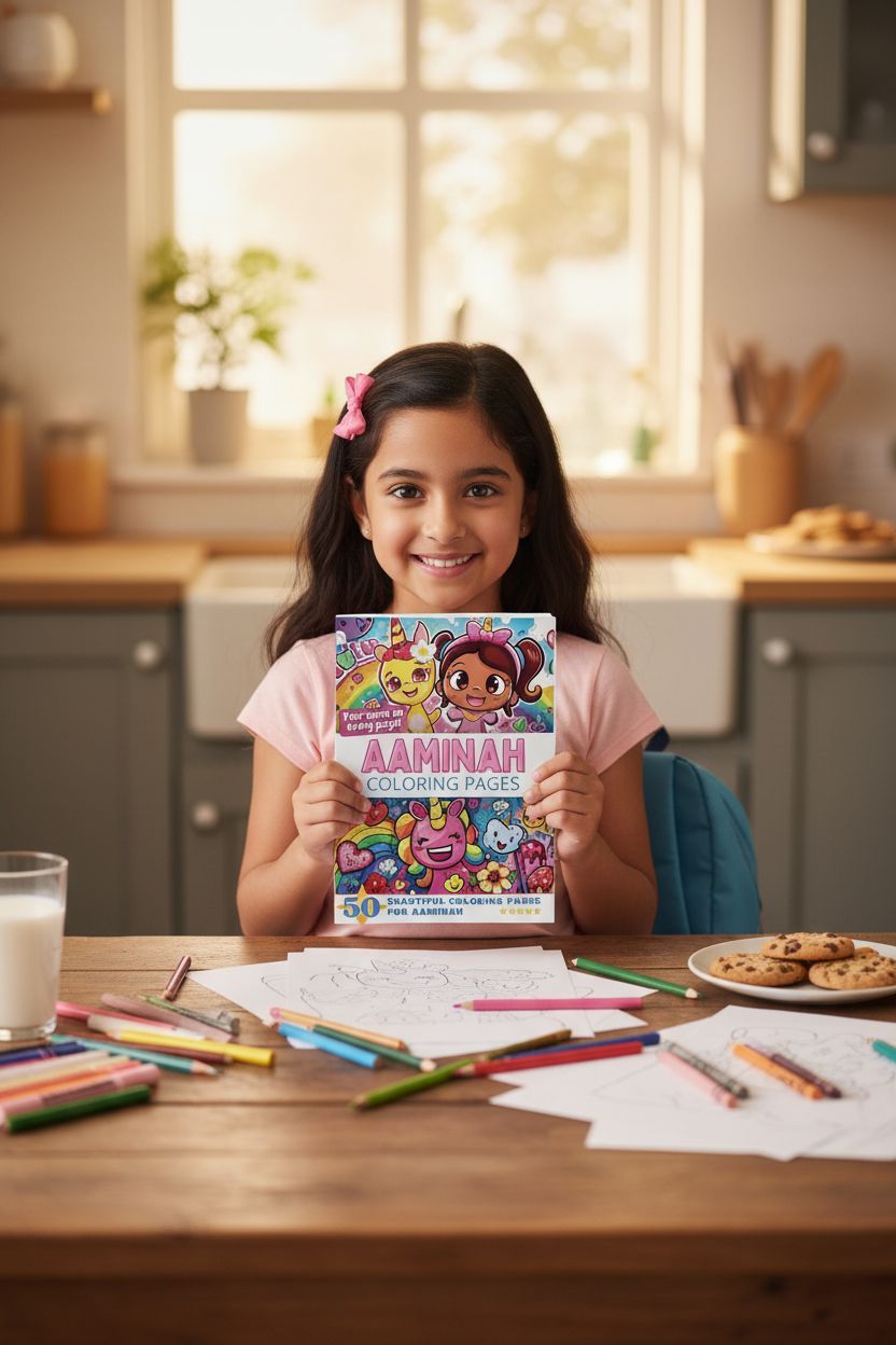 Aaminah personal coloring pages