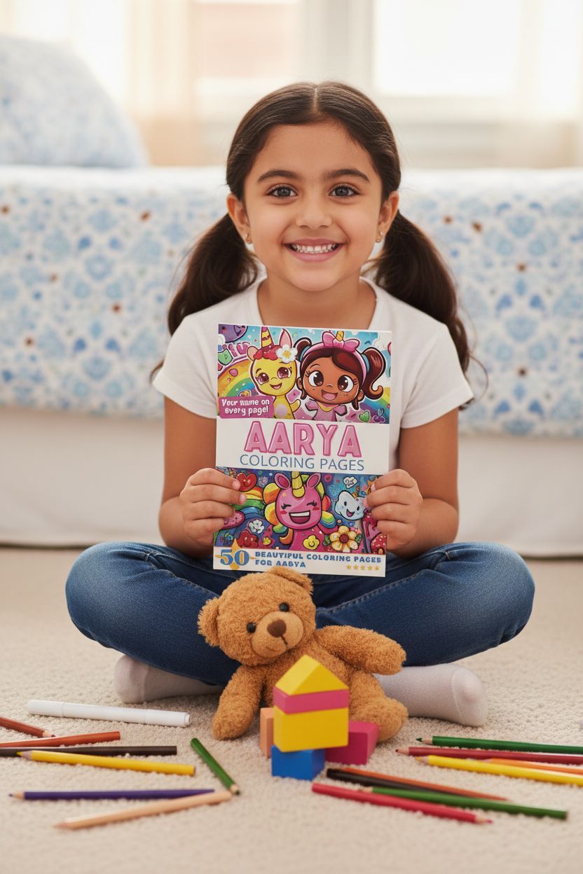Aarya personal coloring pages