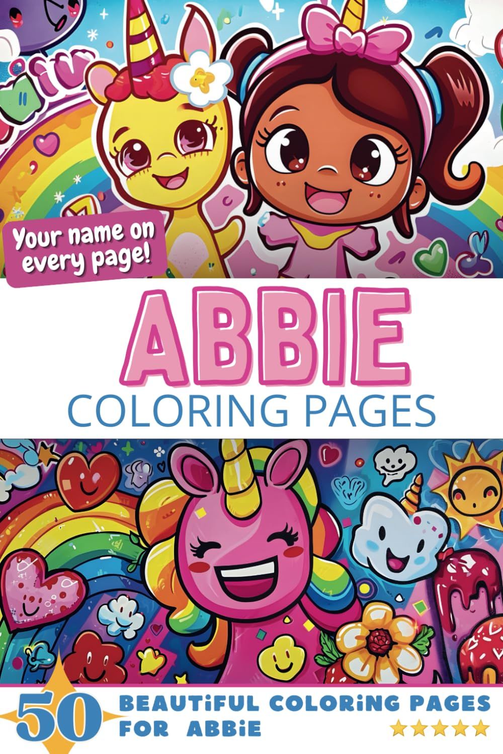Abbie Coloring Book Cover