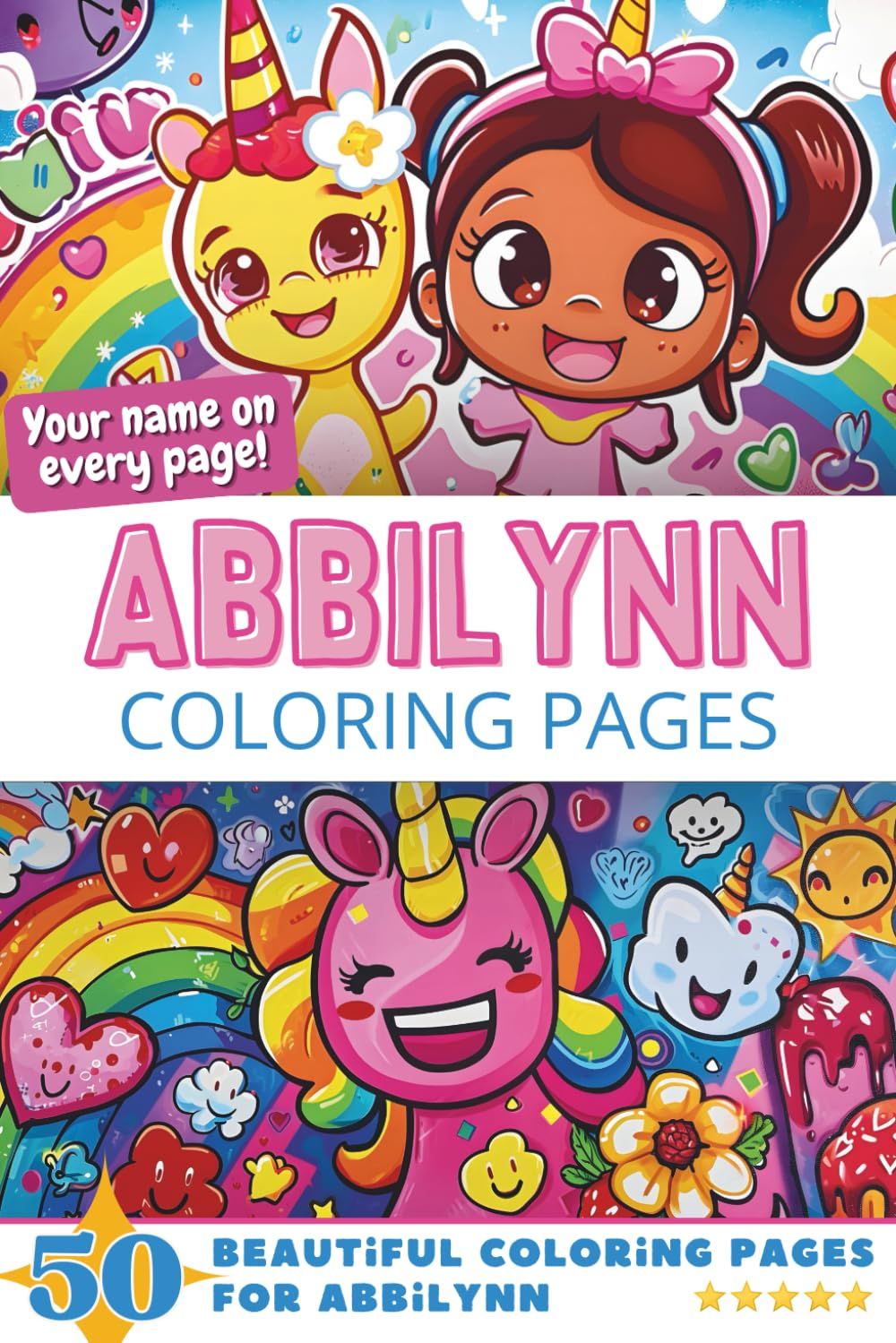 Abbilynn Coloring Book Cover