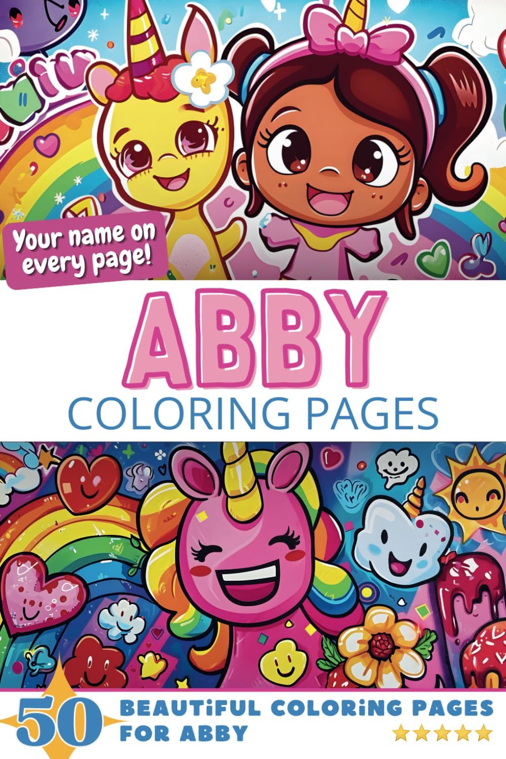 Abby Coloring Book Cover