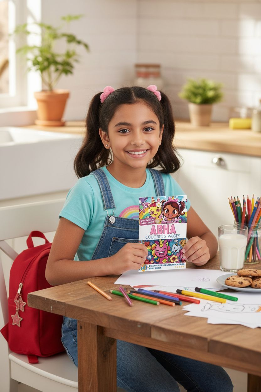 Abha personal coloring pages