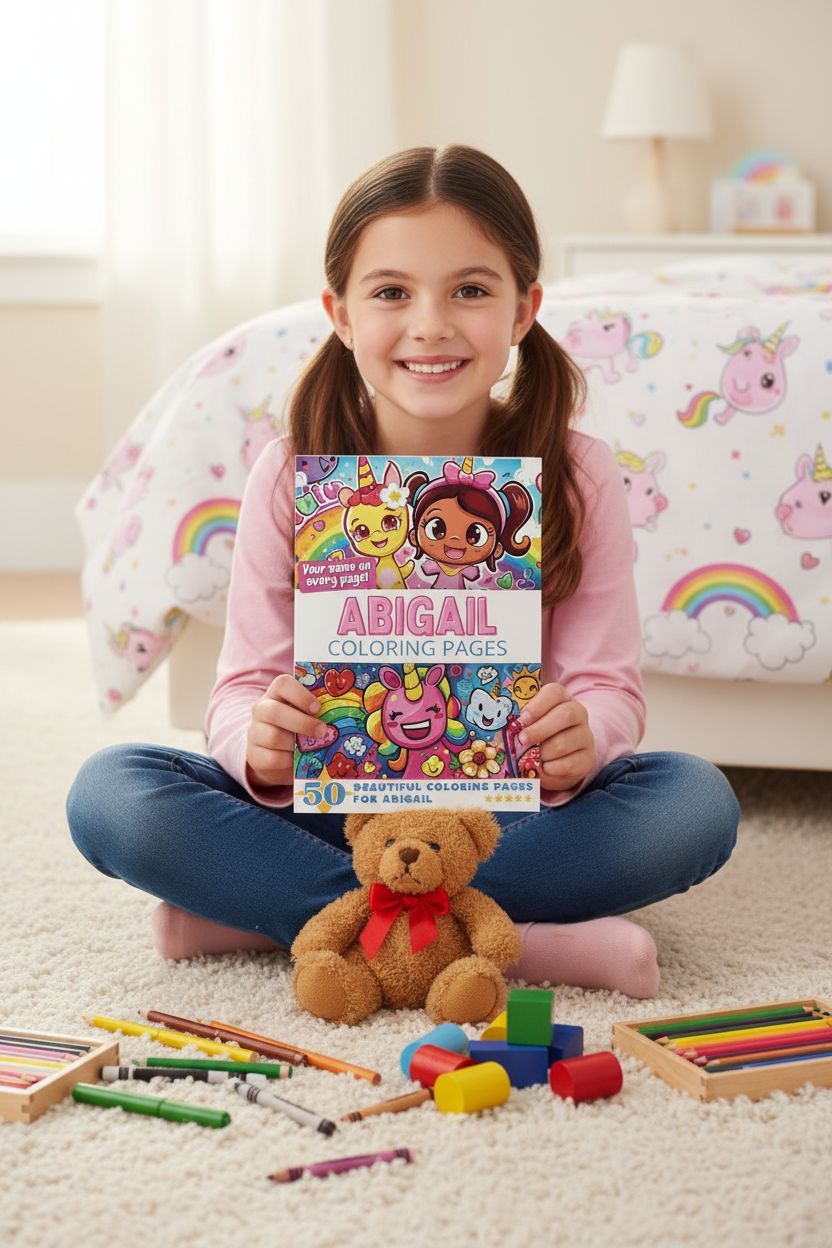 Abigail personal coloring pages