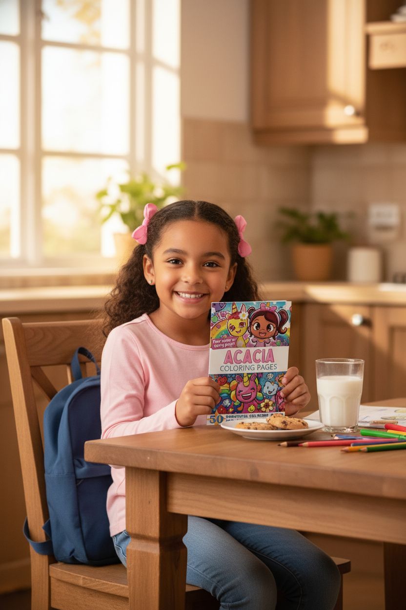 Acacia personal coloring pages