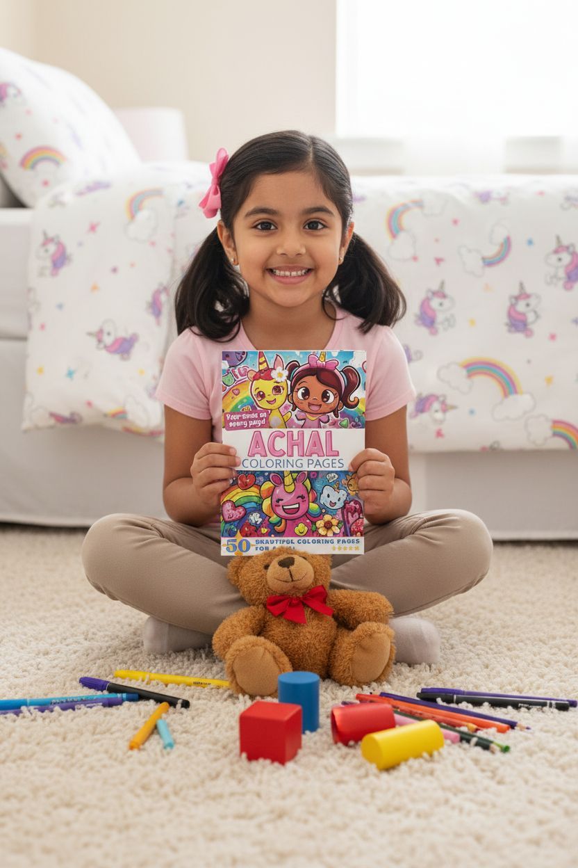 Achal personal coloring pages