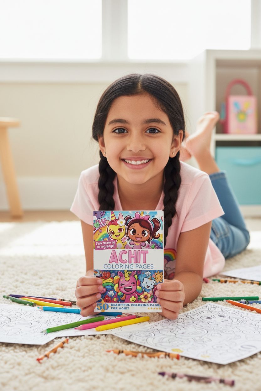 Achit personal coloring pages