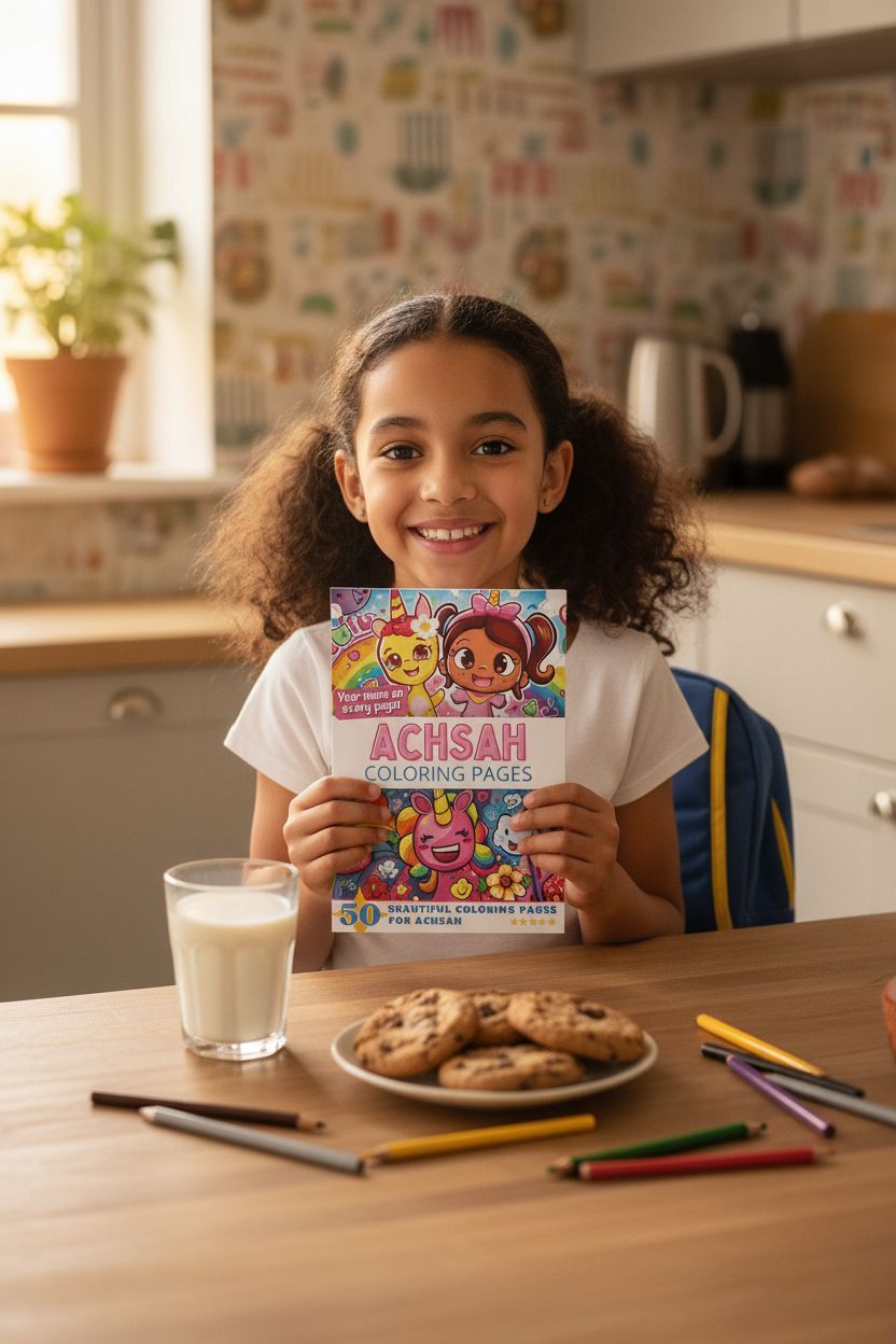 Achsah personal coloring pages