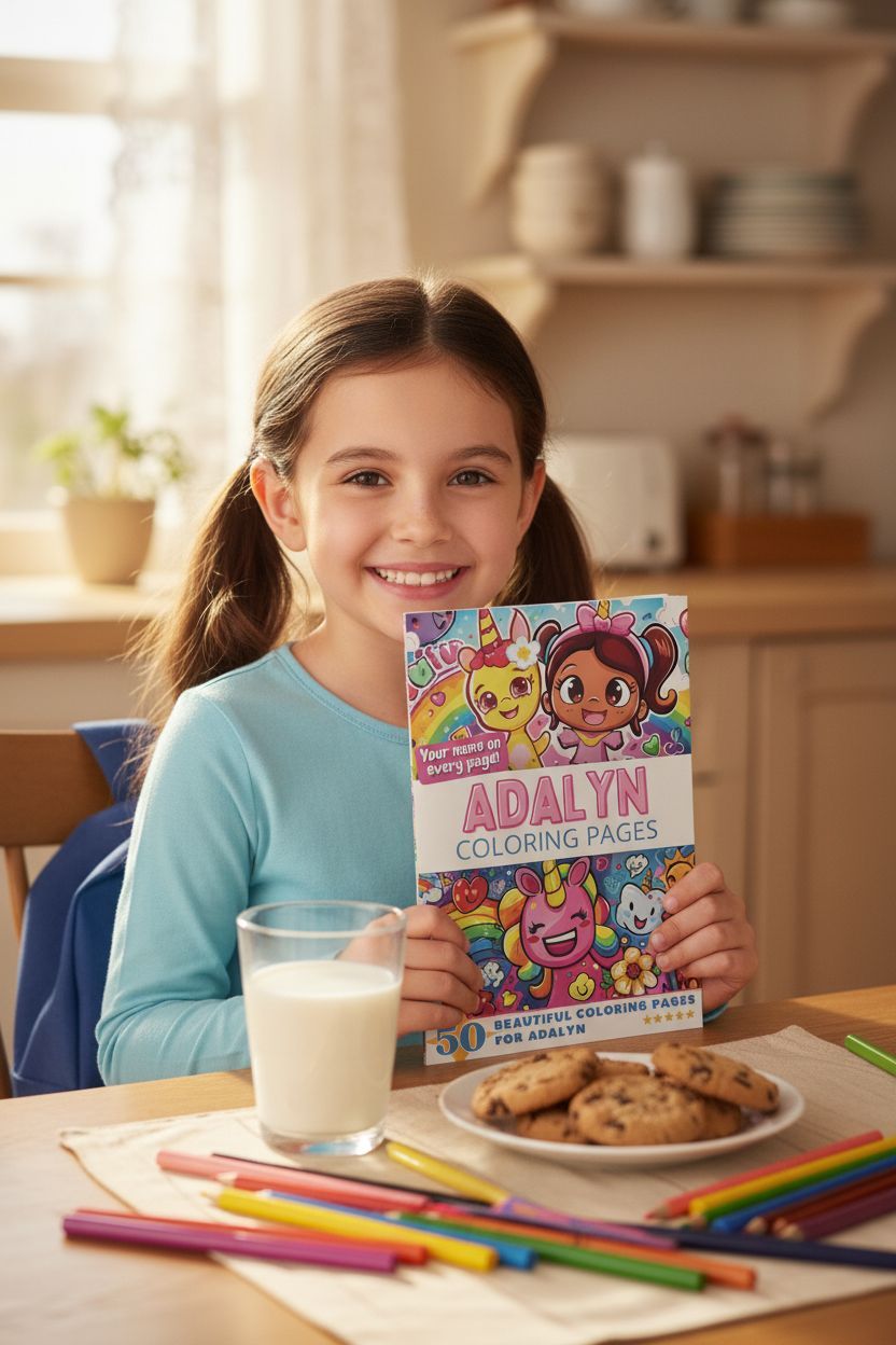 Adalyn personal coloring pages