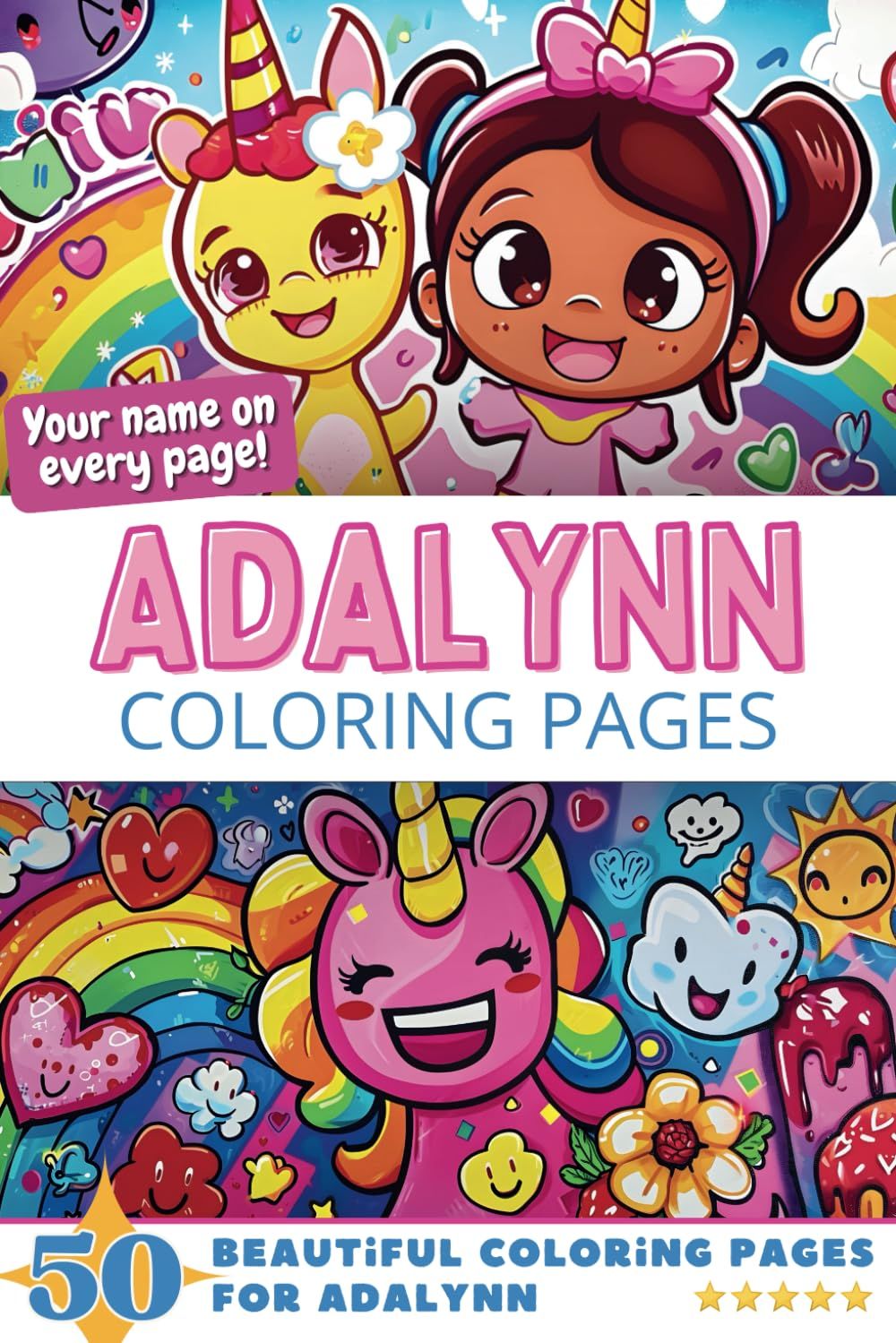 Adalynn Coloring Book Cover