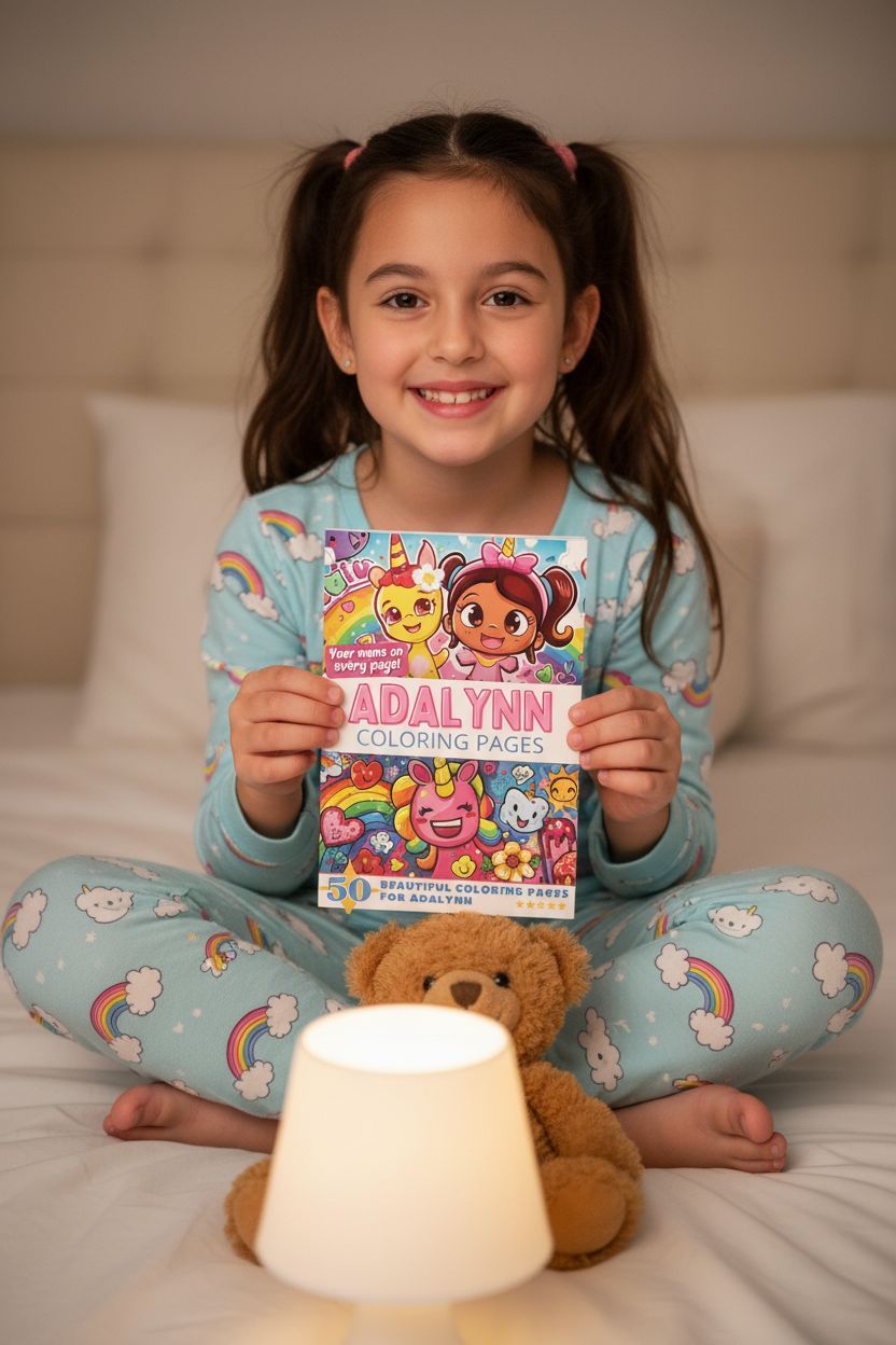 Adalynn personal coloring pages