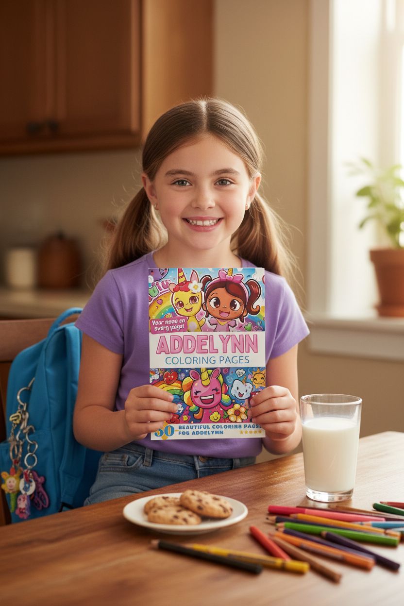 Addelynn personal coloring pages