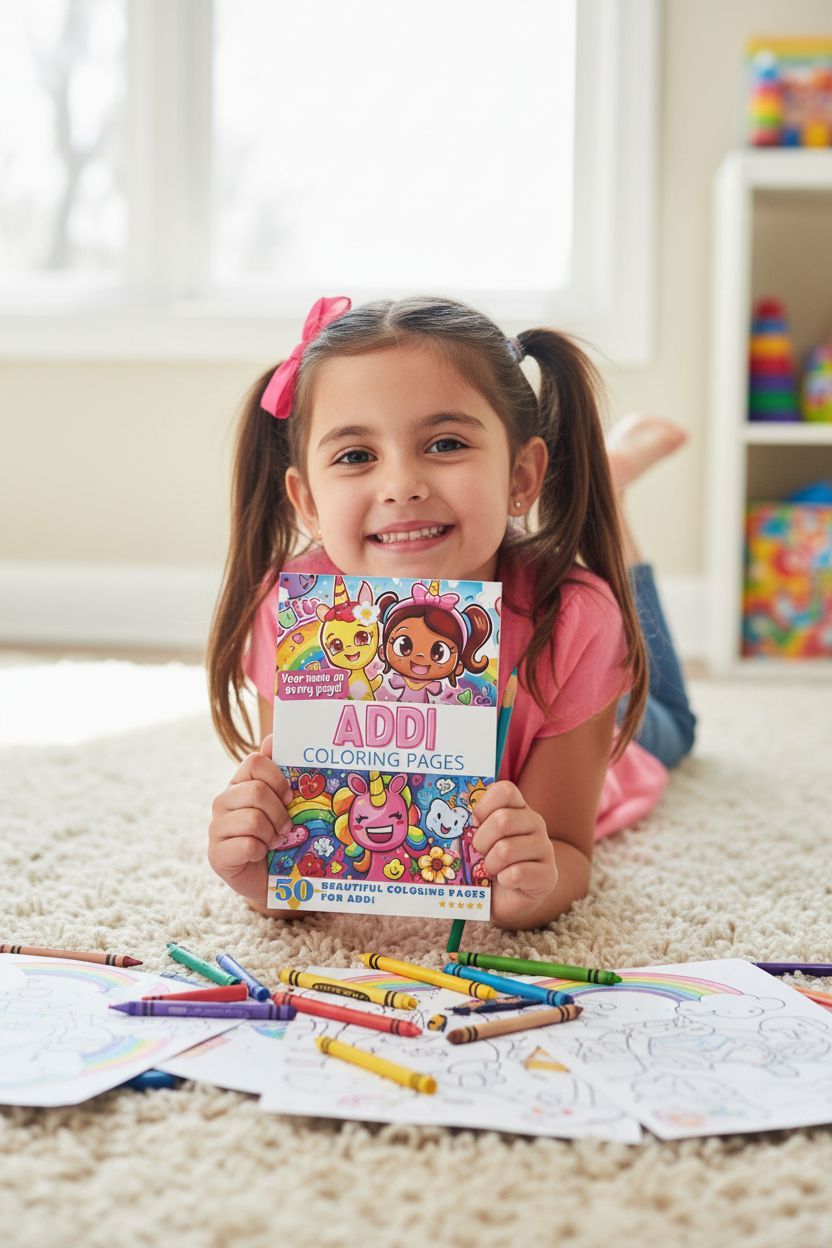 Addi personal coloring pages