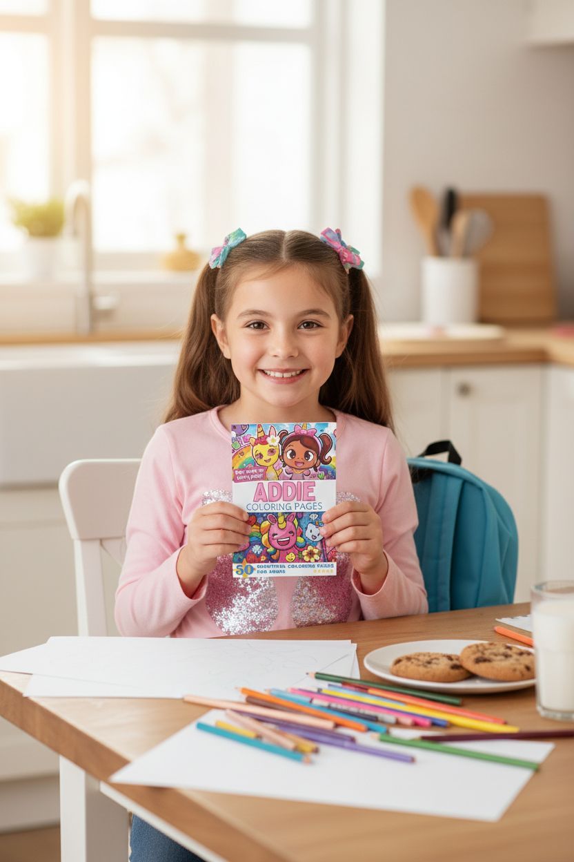 Addie personal coloring pages