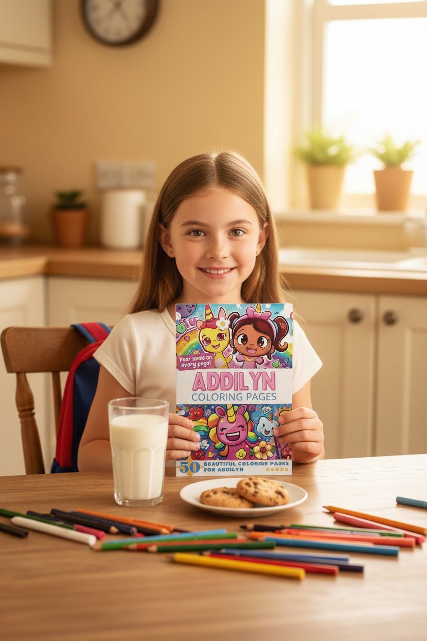 Addilyn personal coloring pages