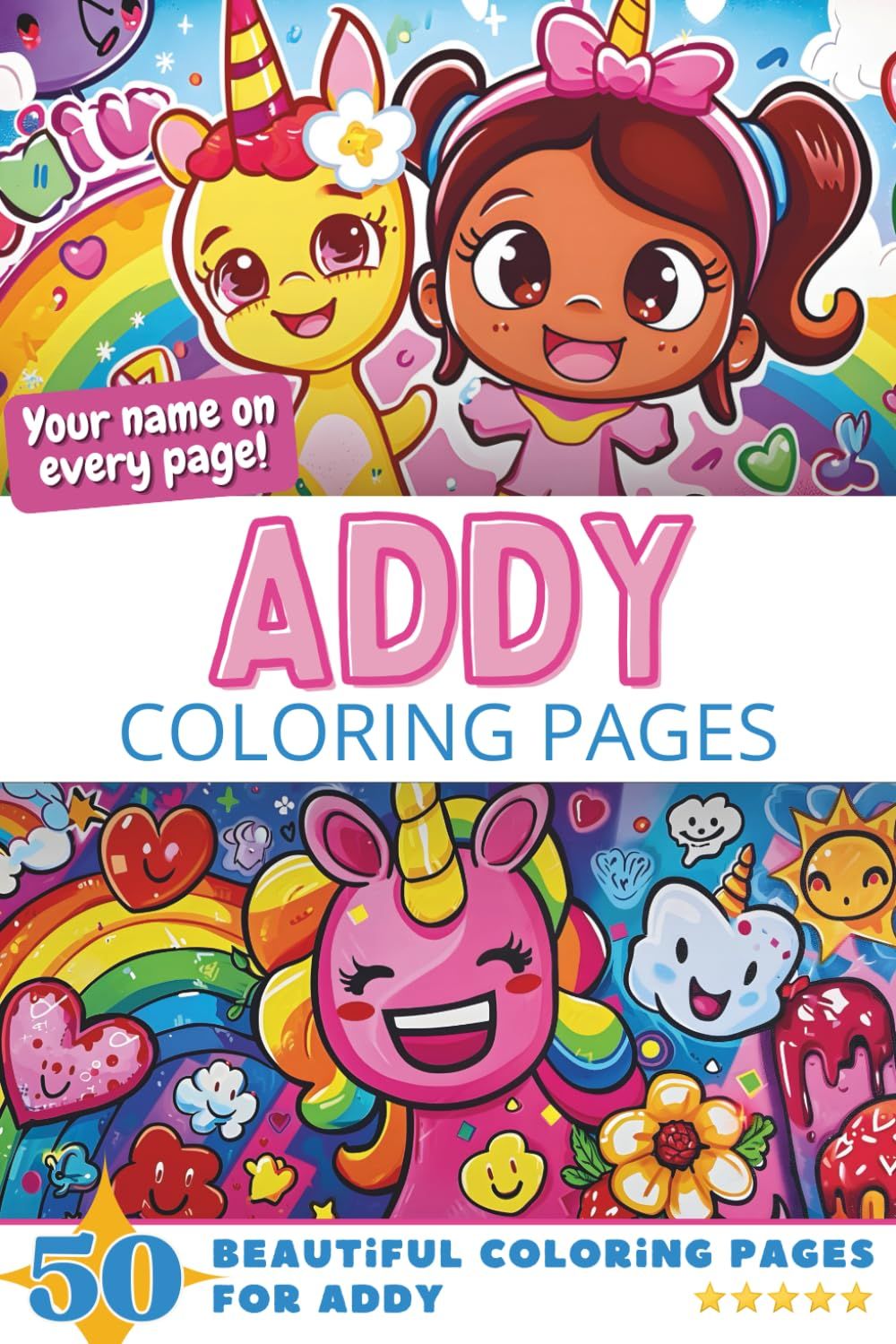 Addy Coloring Book Cover