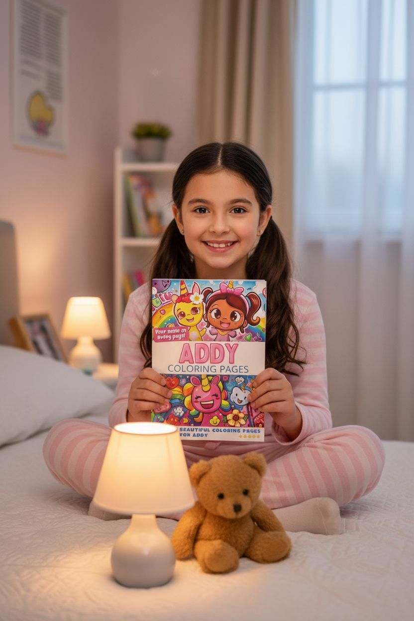 Addy personal coloring pages