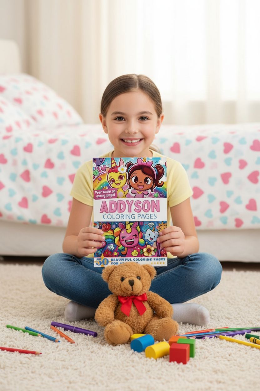 Addyson personal coloring pages