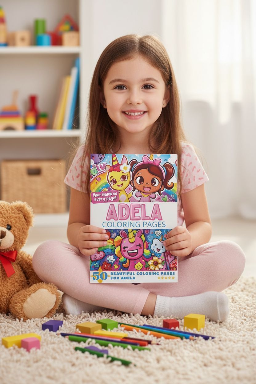 Adela personal coloring pages