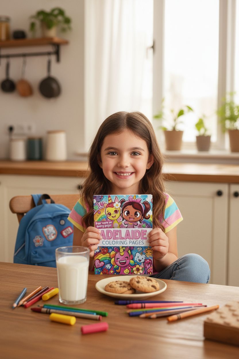 Adelaide personal coloring pages