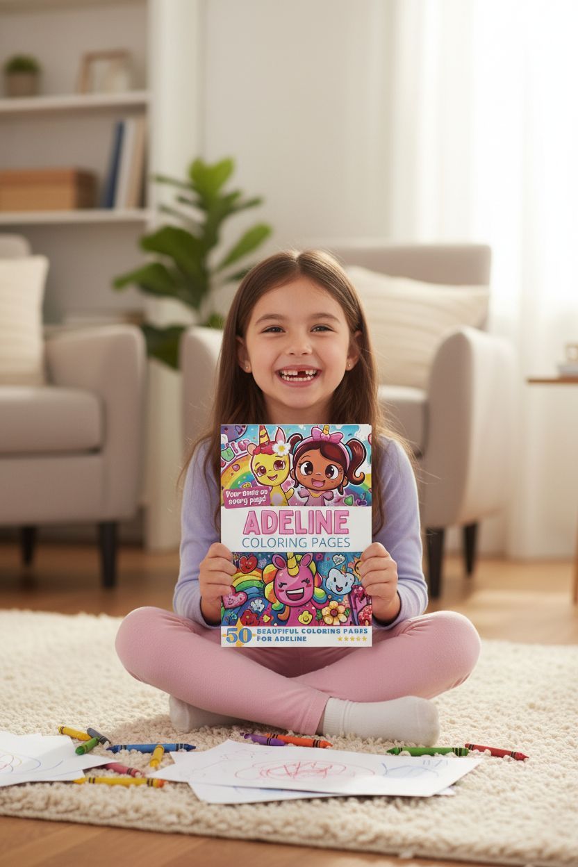 Adeline personal coloring pages