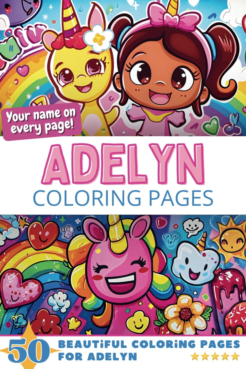 Adelyn Coloring Book Cover