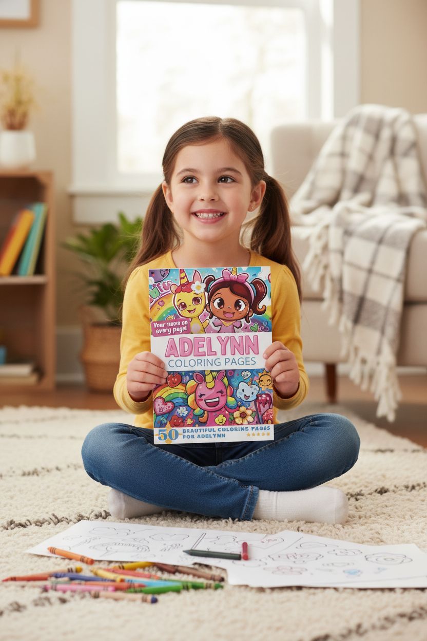 Adelynn personal coloring pages