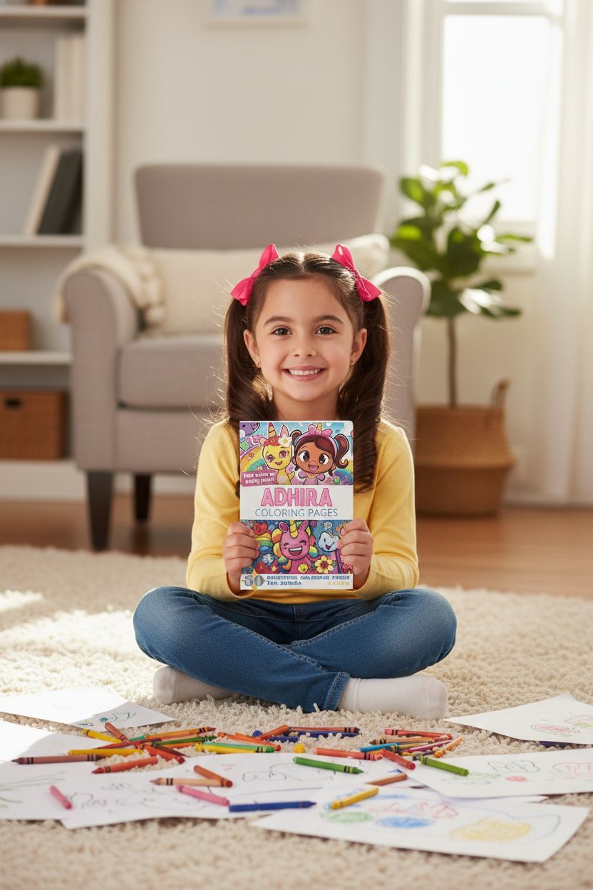 Adhira personal coloring pages