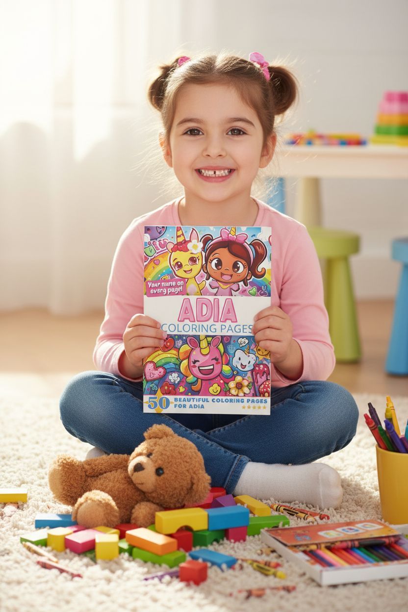 Adia personal coloring pages