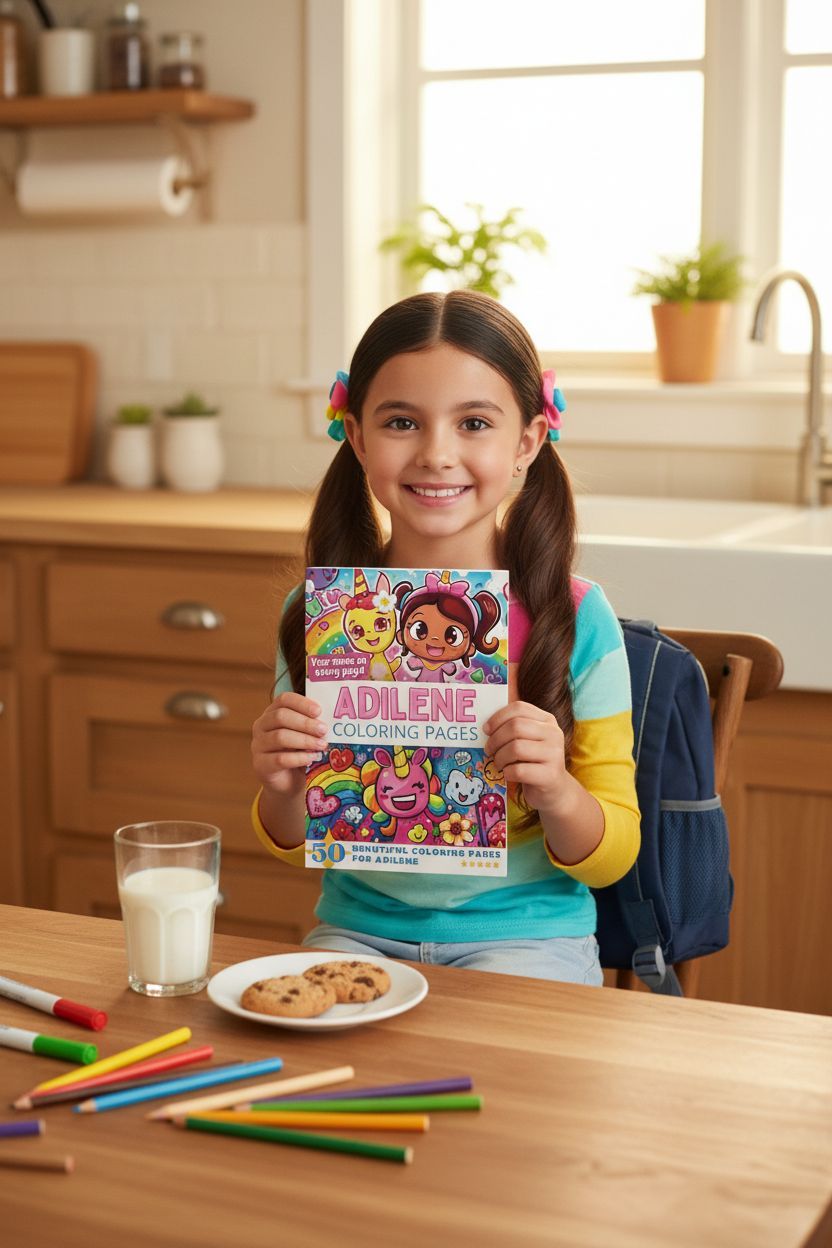 Adilene personal coloring pages