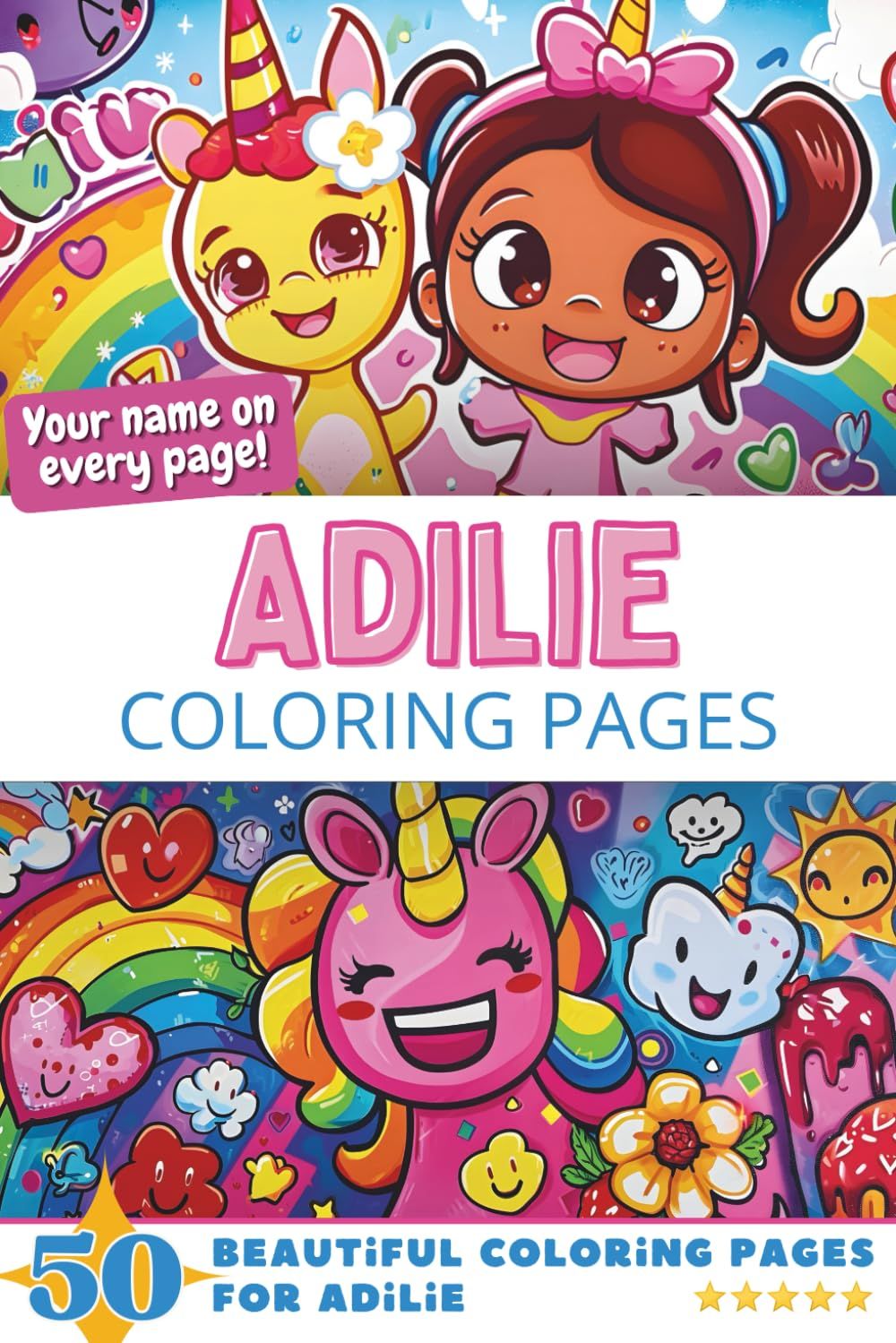 Adilie Coloring Book Cover