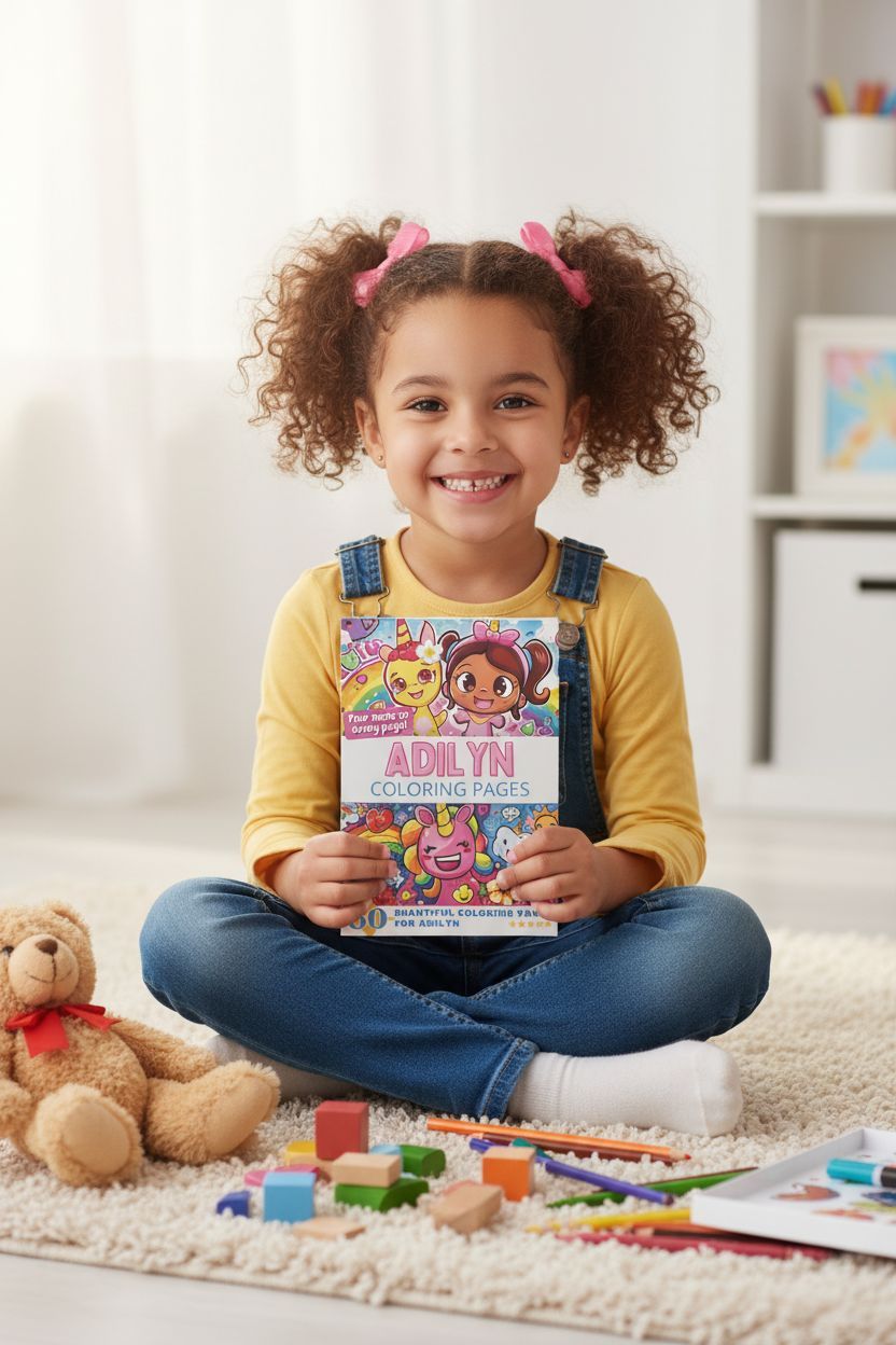 Adilyn personal coloring pages