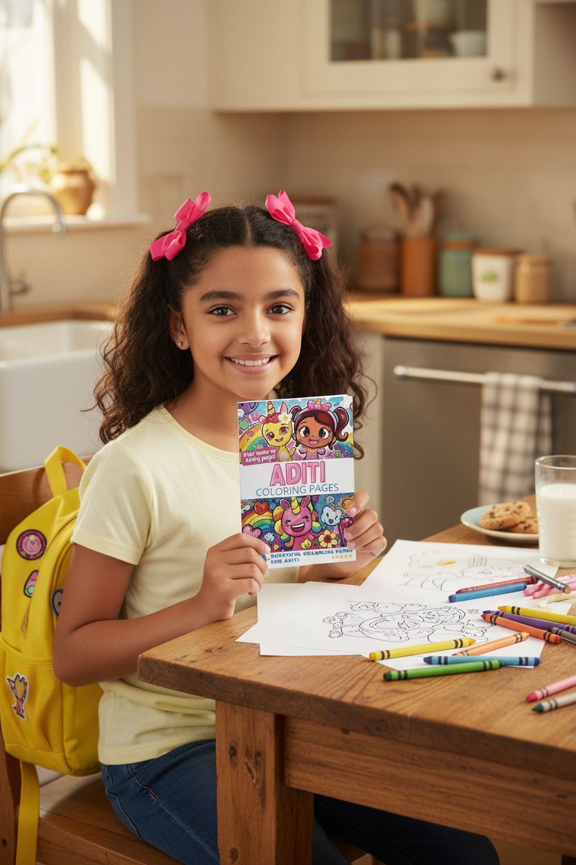 Aditi personal coloring pages