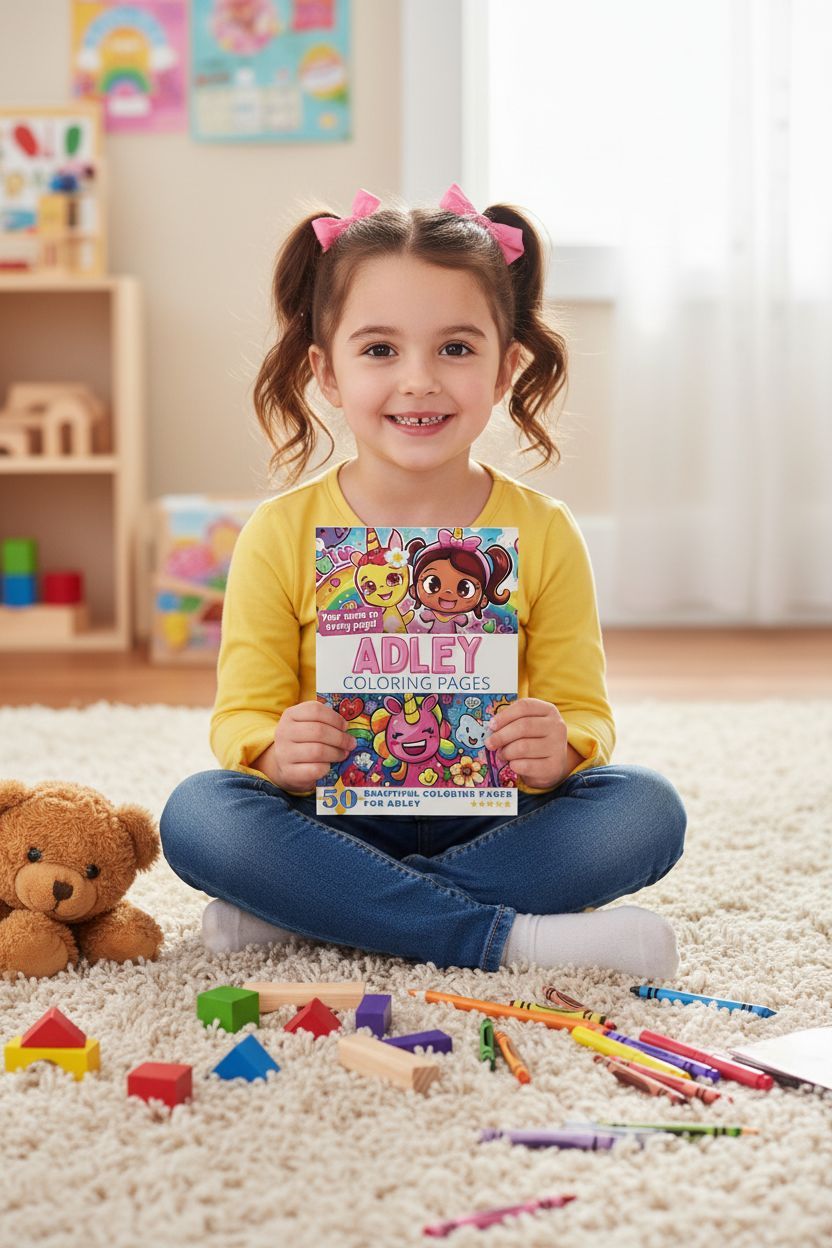 Adley personal coloring pages