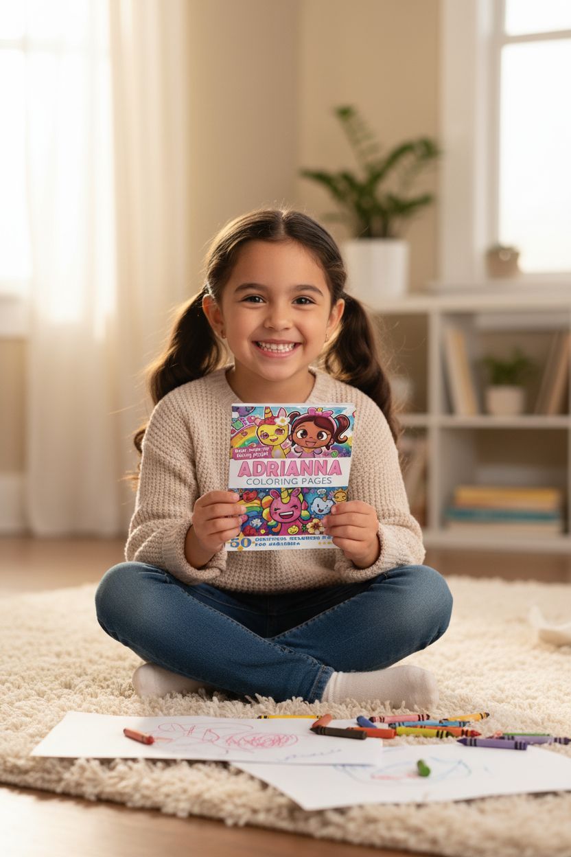 Adrianna personal coloring pages