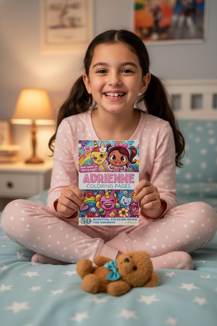 Adrienne personal coloring pages