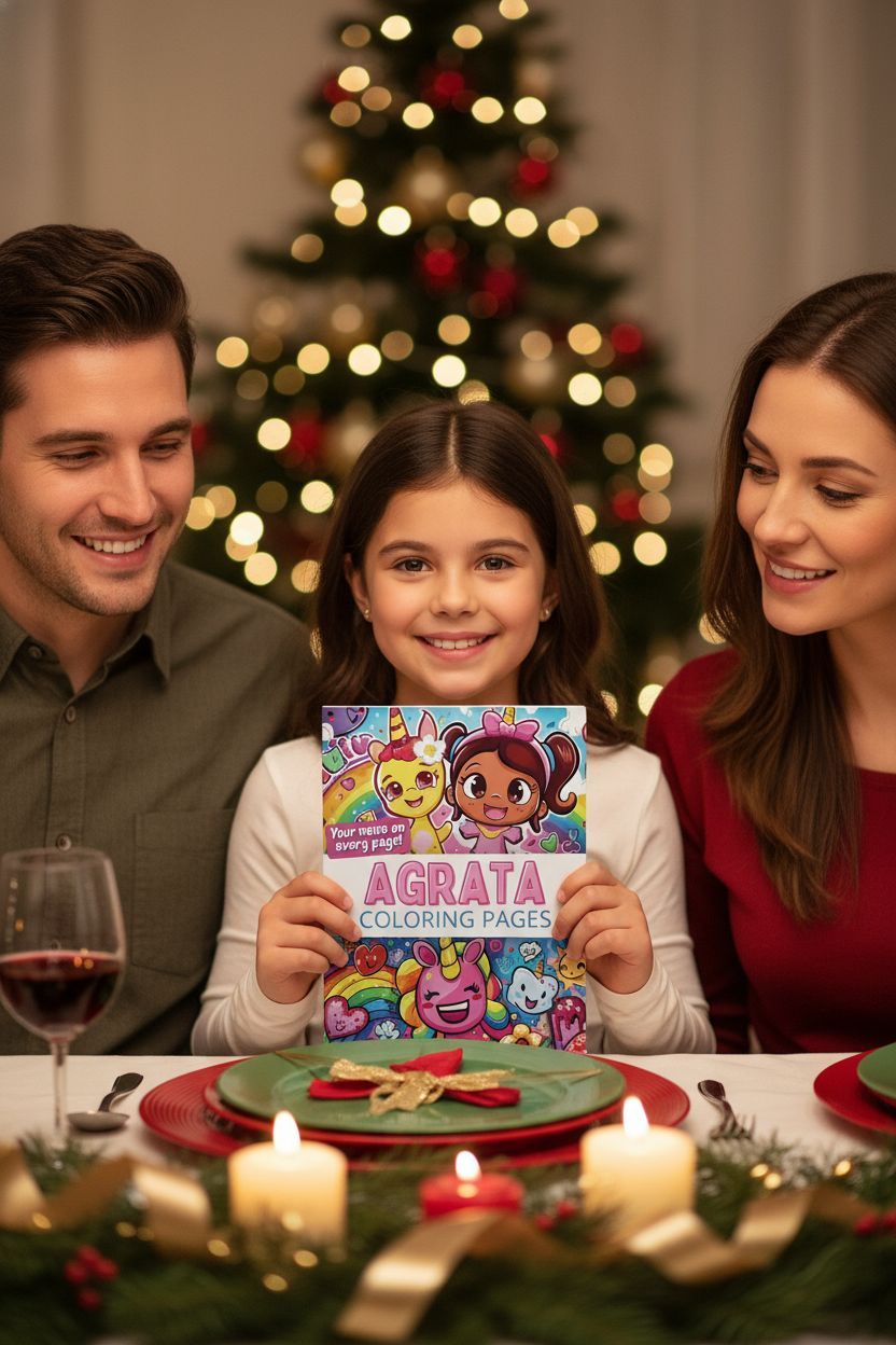 Agrata Christmas coloring pages gift
