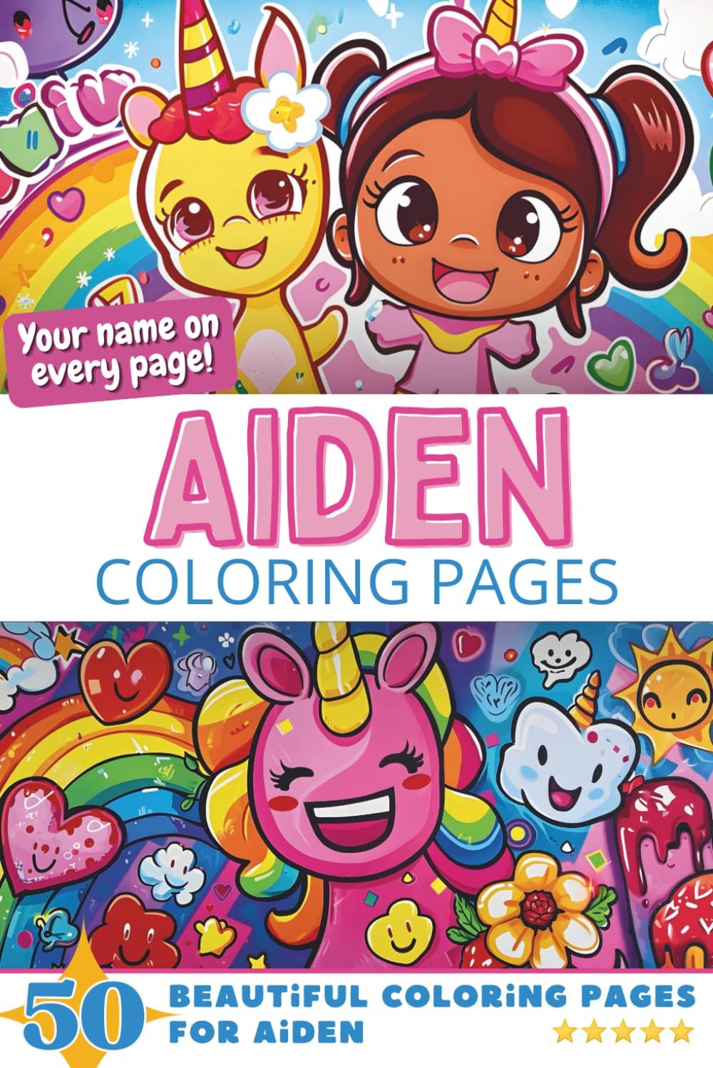 Aiden Coloring Book Cover