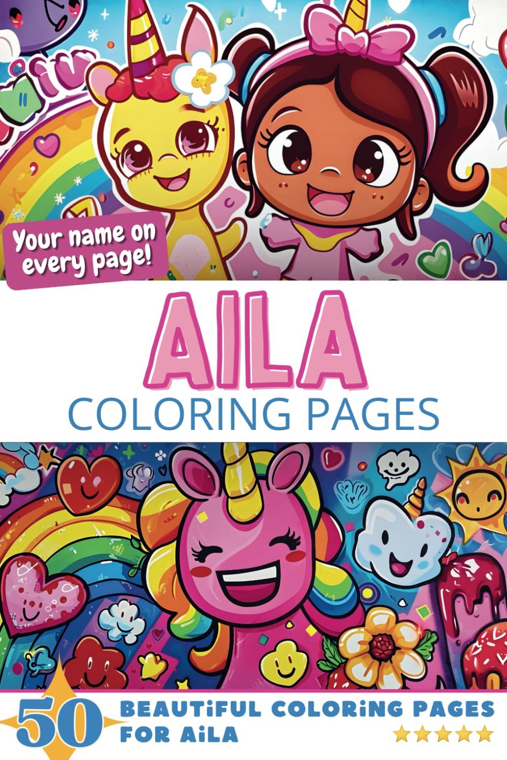 Aila Coloring Book Cover