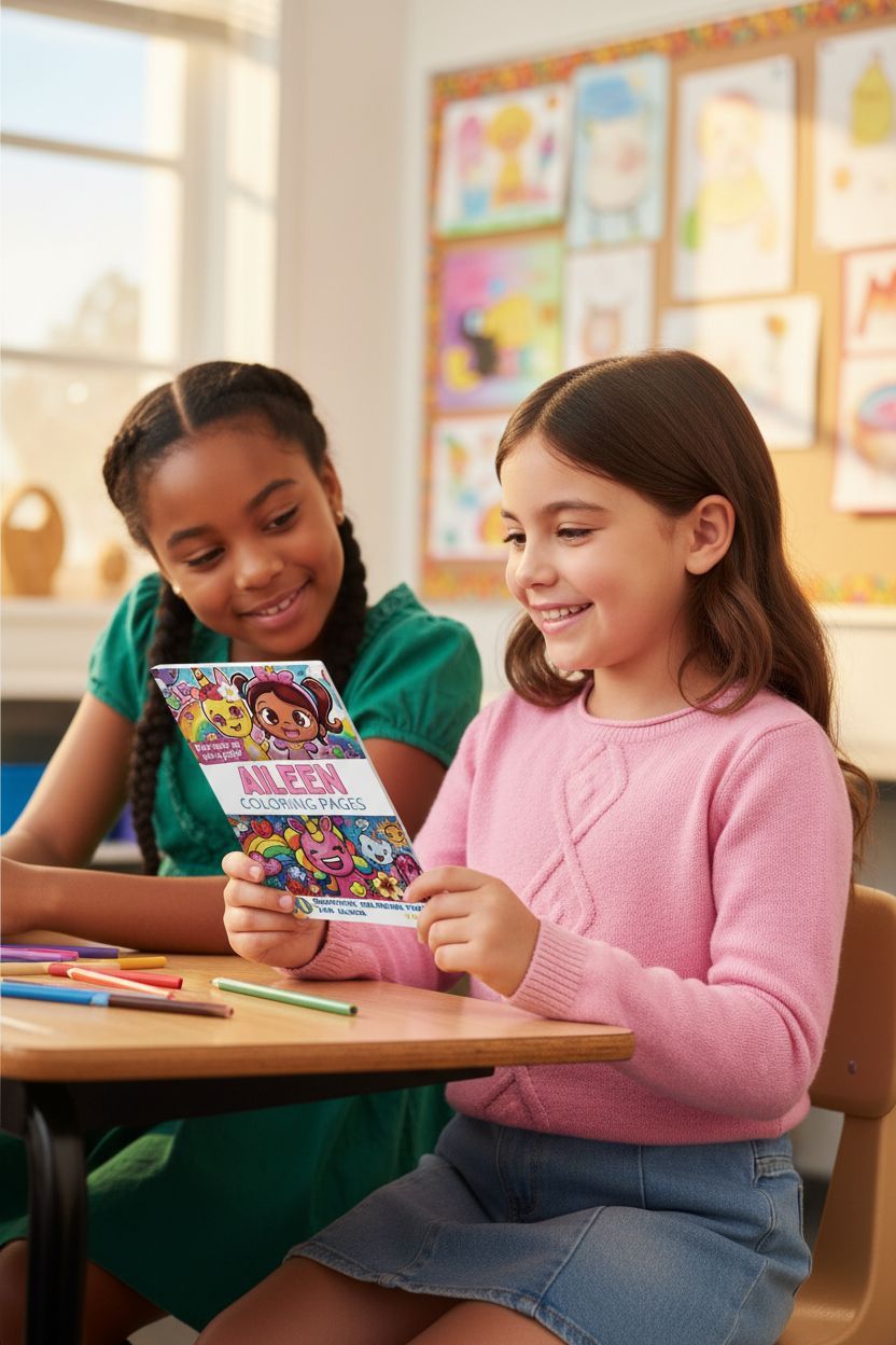 Aileen personal coloring pages