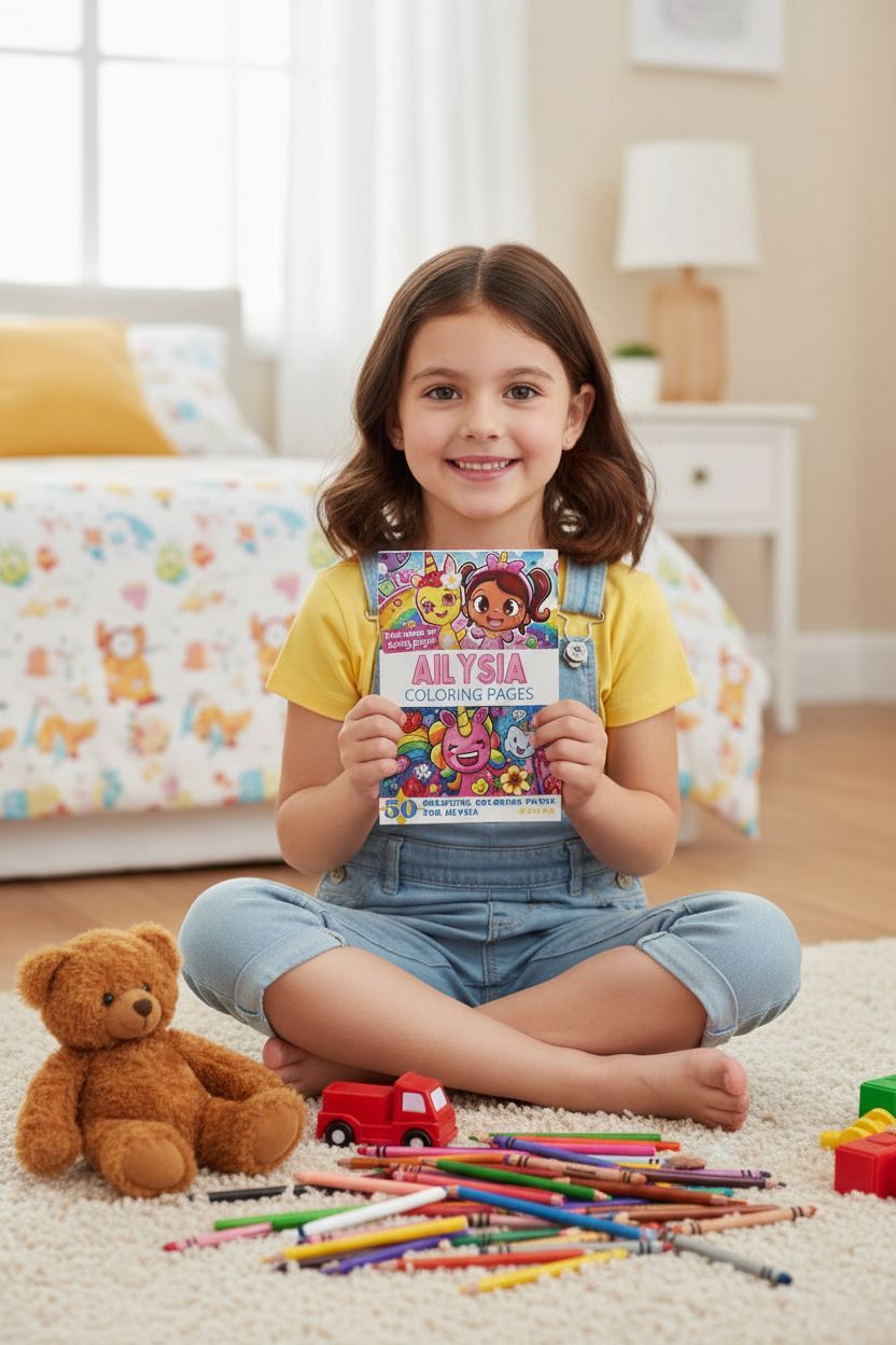 Ailysia personal coloring pages