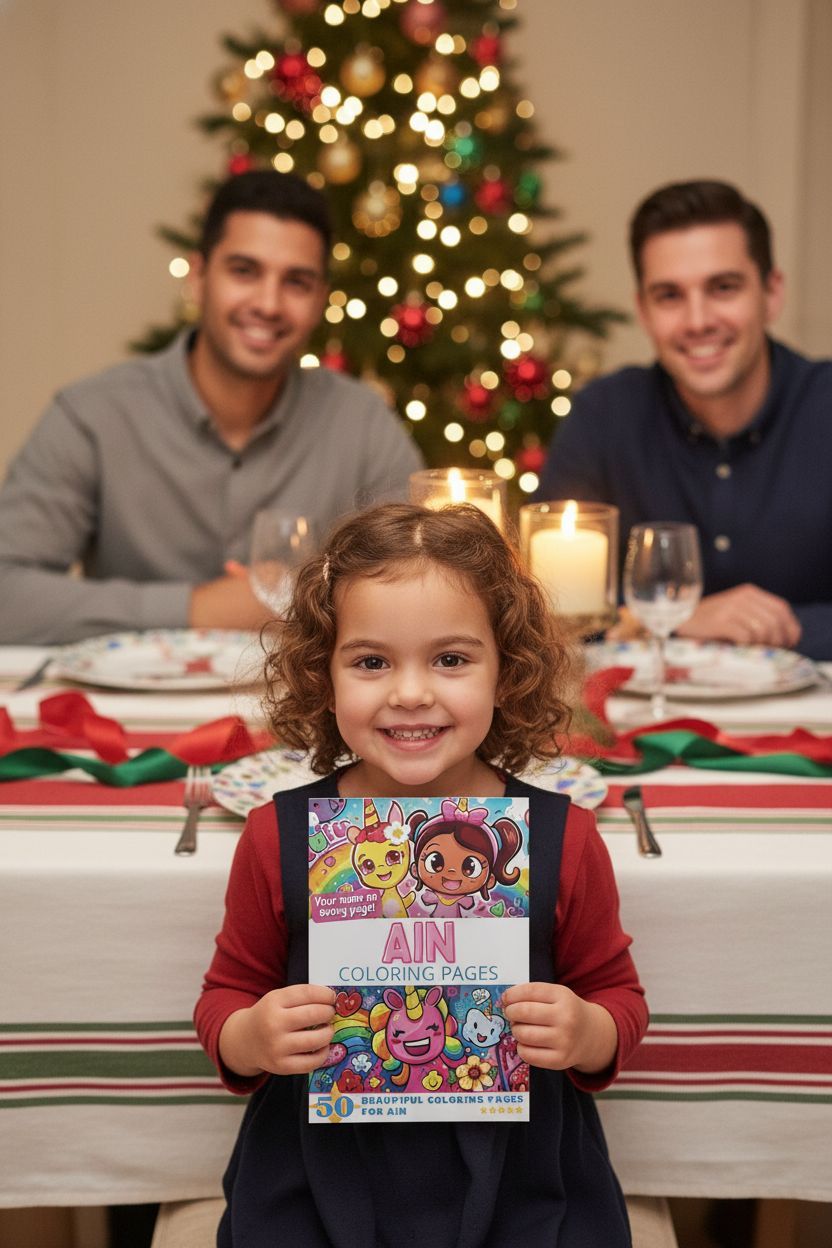 Ain Christmas coloring pages gift