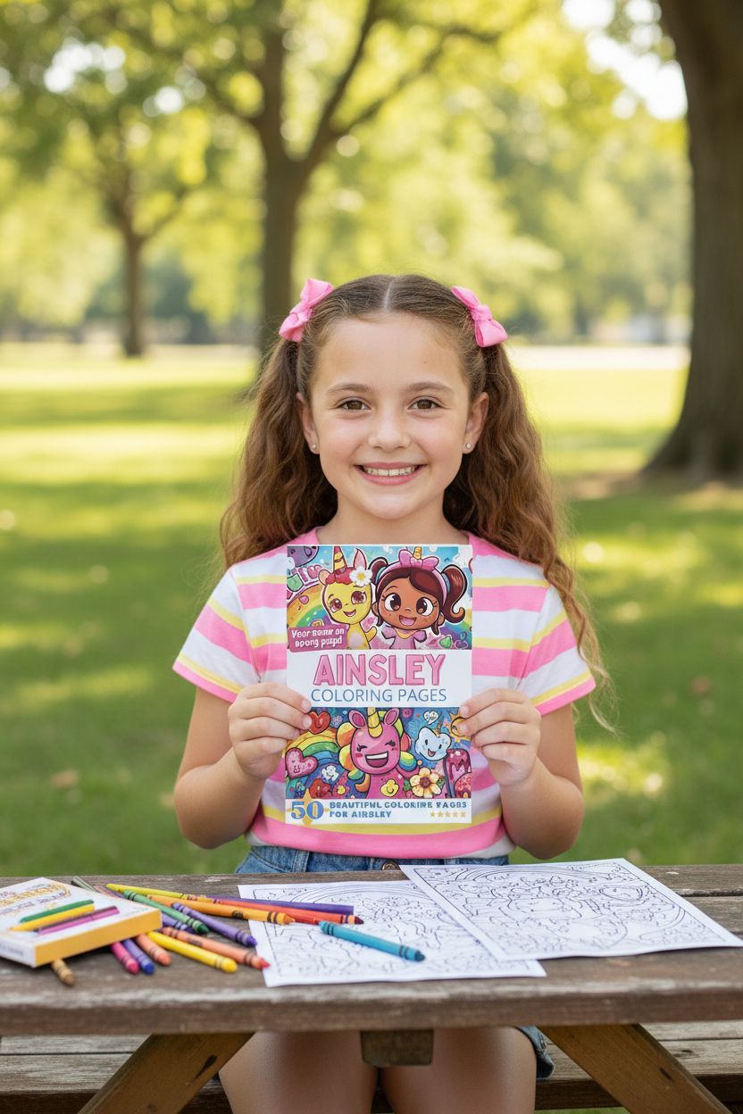 Ainsley personal coloring pages