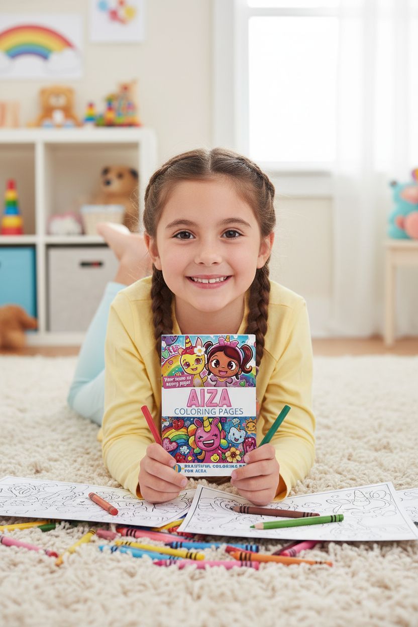 Aiza personal coloring pages