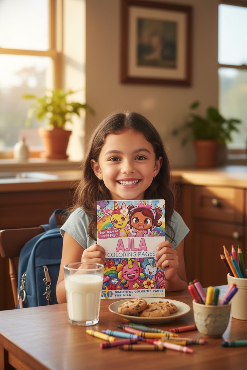 Ajla personal coloring pages