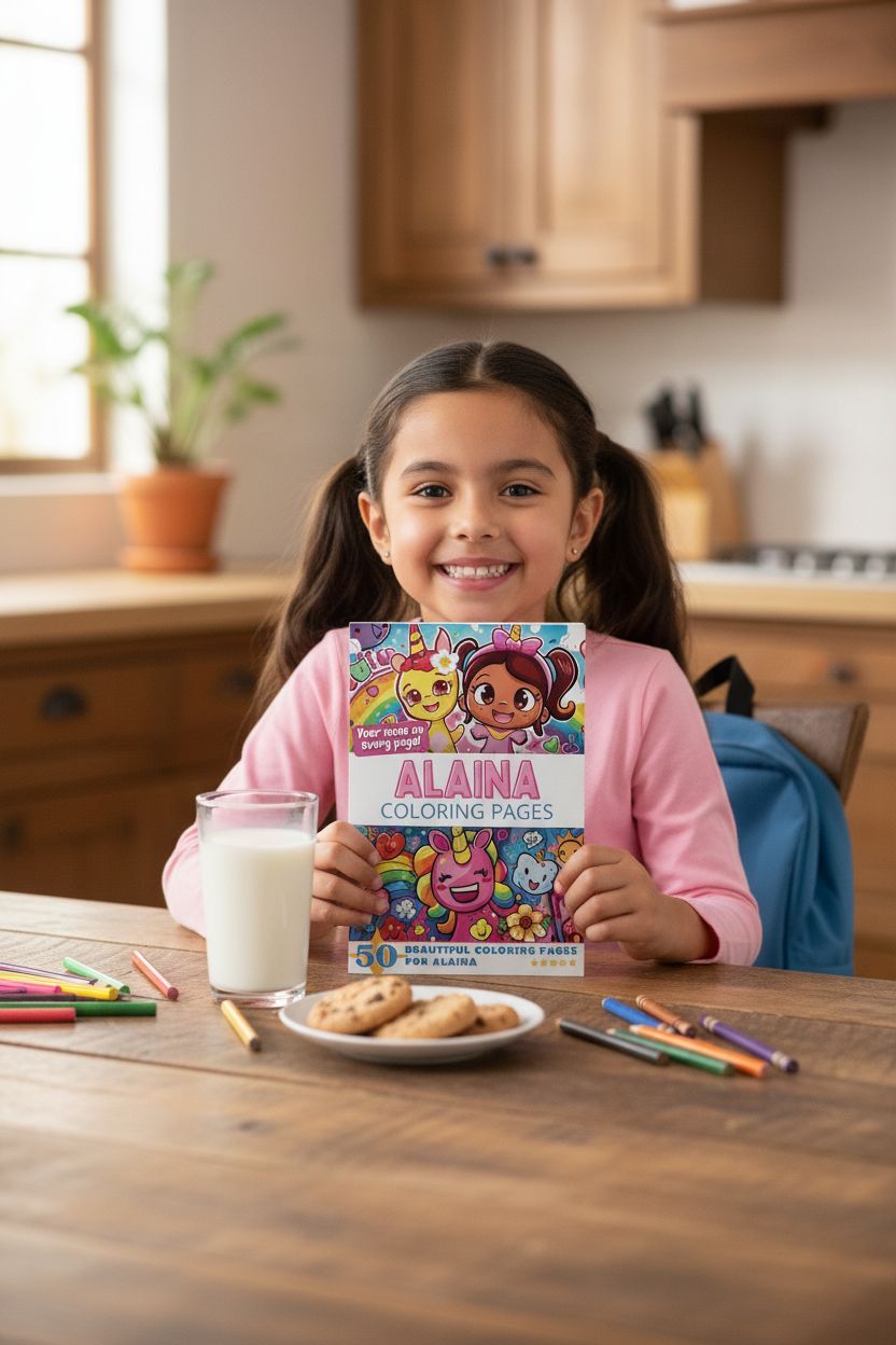 Alaina personal coloring pages