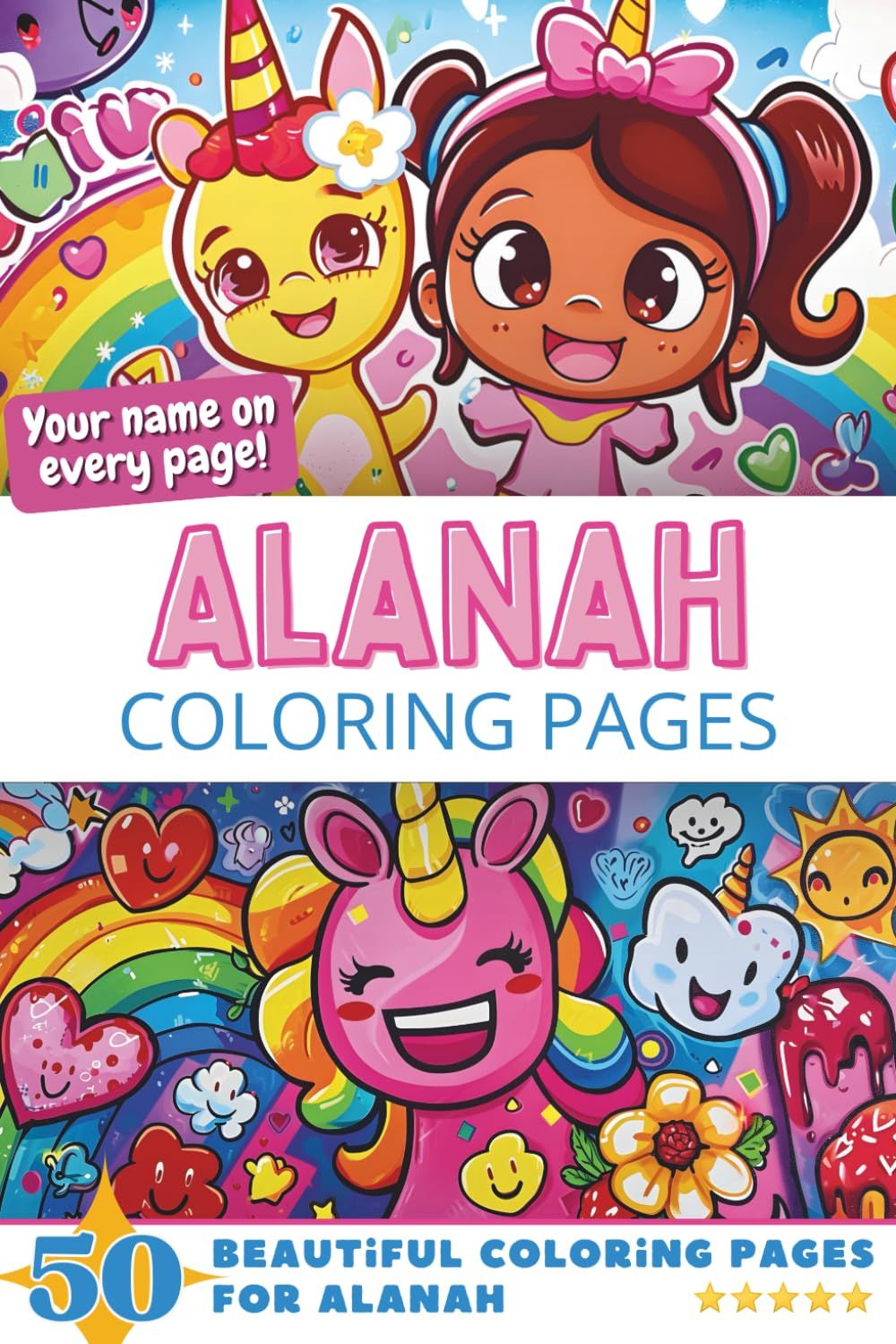Alanah Coloring Book Cover