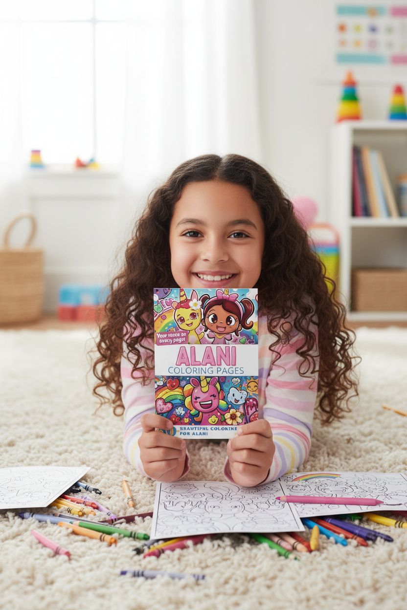 Alani personal coloring pages