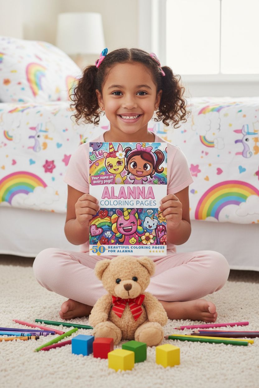 Alanna personal coloring pages